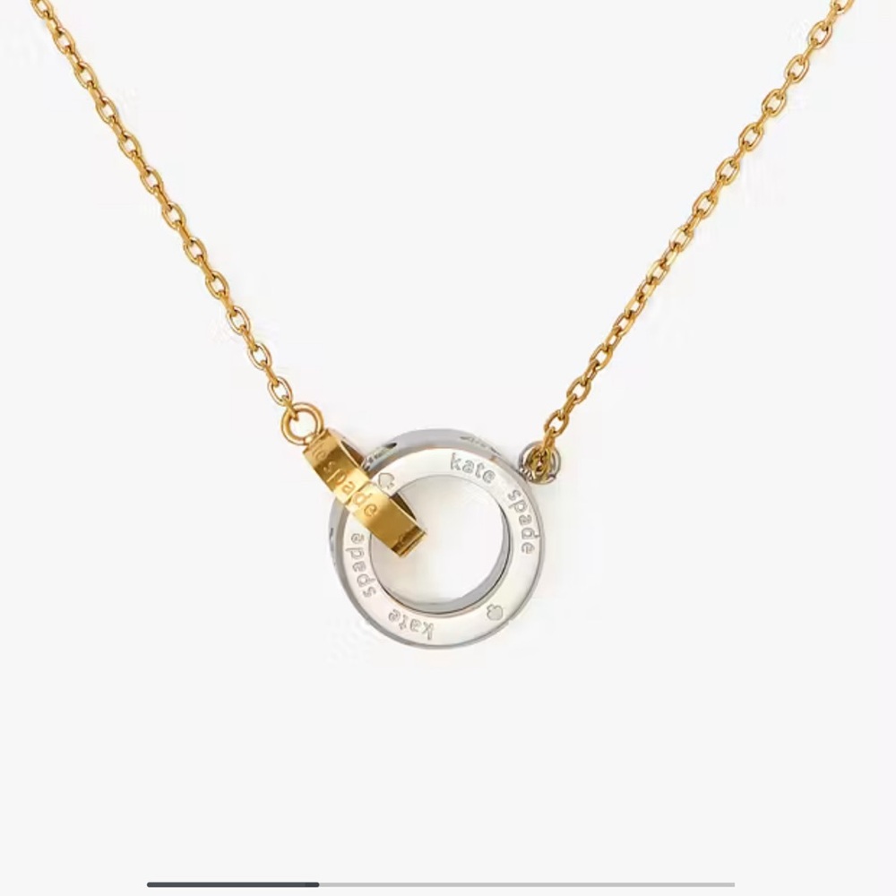 Kate Spade Gold and Silver Pendant Necklace